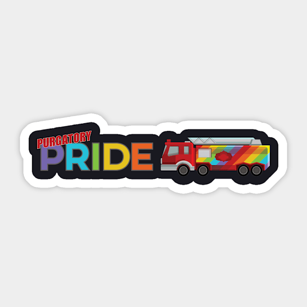 Purgatory Pride Sticker by fangirlshirts